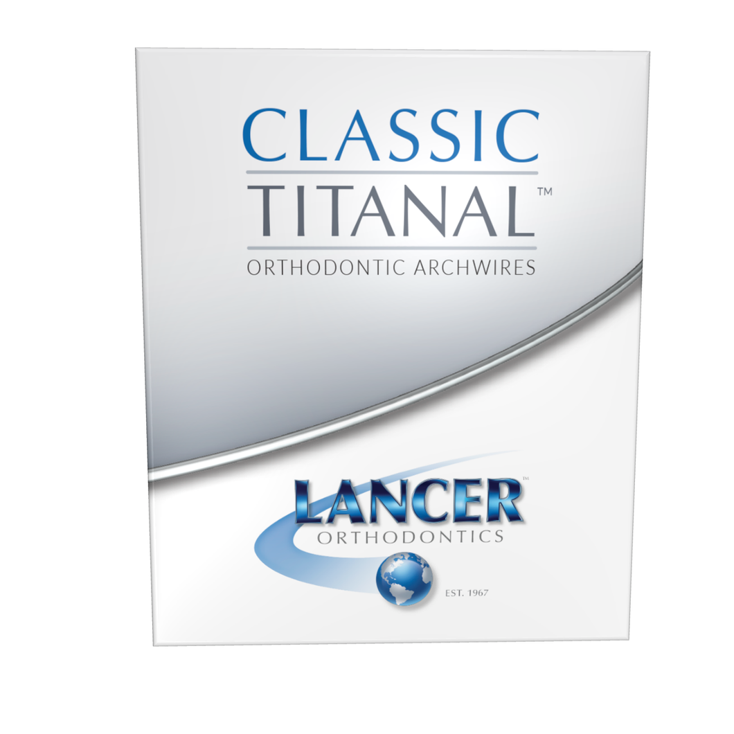 Classic Titanal™ Beta-Titanium Molybdenum Alloy Archwires Trueform (Rectangle)