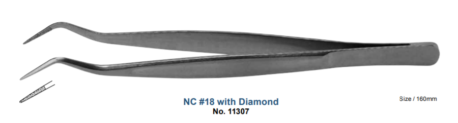 Dressing Tweezer with Diamond tips