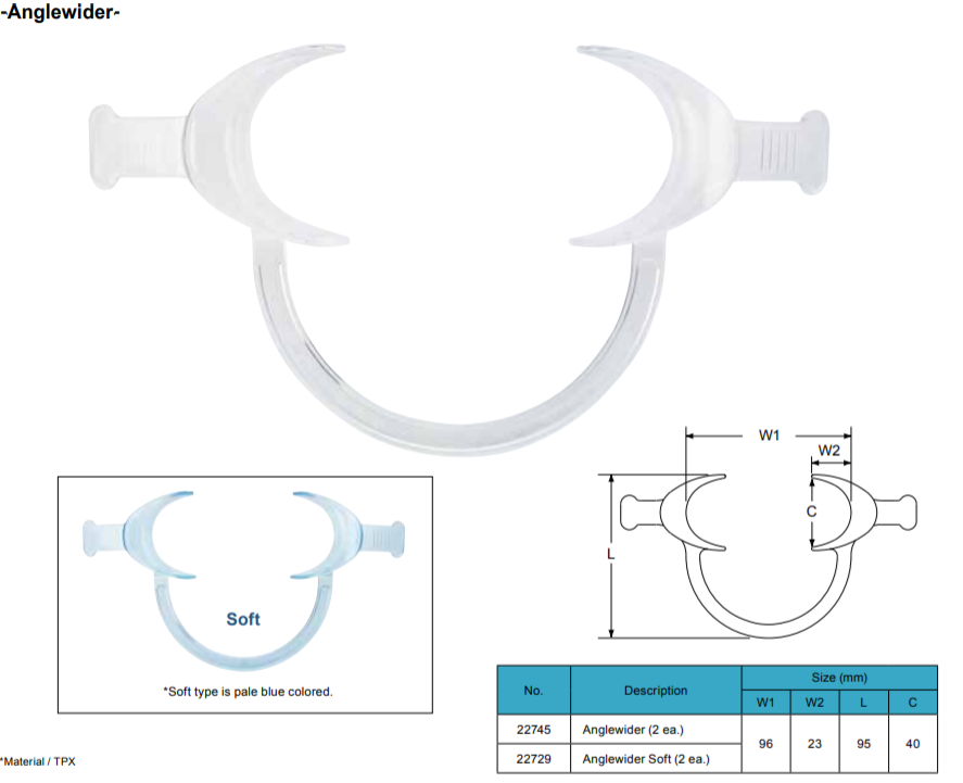 Cheek Retractor, Anglewider (2 pack)