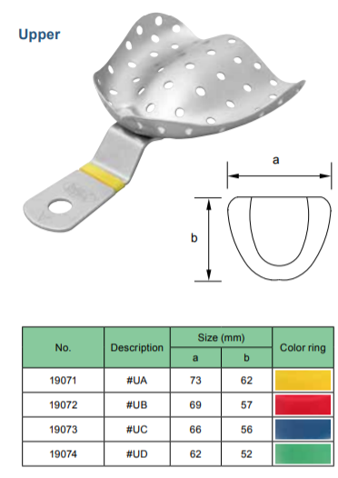 Impression Tray, Edentulous Jaw