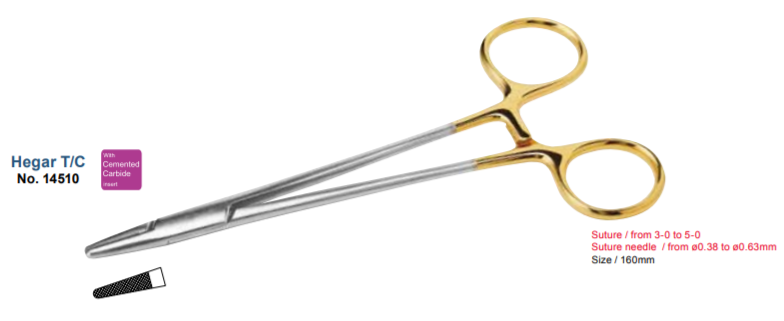 Needle Holder, Hegar, T/C Tips