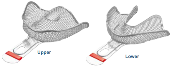 Impression Tray Set, Stainless Steel Net (Full Arch)